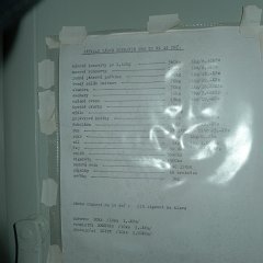Interesting line item - supply of cigarets for 14 days: 210 cigarets per person, different brands for enlisted and for officers. Other supplies listed - salami (imitation), pickles, bacon, canned meat and canned coffee, dried fruit, soap.