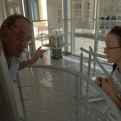 Požárník na požární tyči