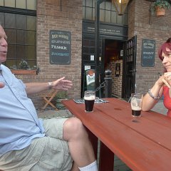 Meeting Ríša and Hanka in an Irish pub.