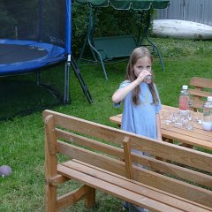 Little break. And back to the trampoline.