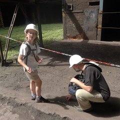 Tomas and Sammy found a piece of black coal