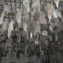 Those are hooks used by the miners for storing their work clothes. The guide told us that was the only way to get the clothes somewhat dry between shifts. Hard work.