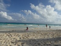 P1000383  Public beach in Tulum